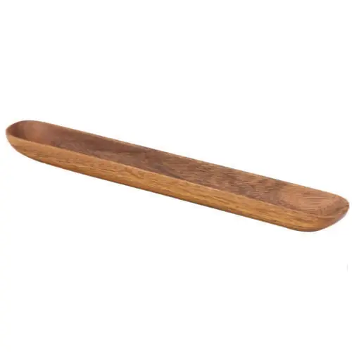 Acacia Wood Olive Tray, 16" x 2" x 1.5"