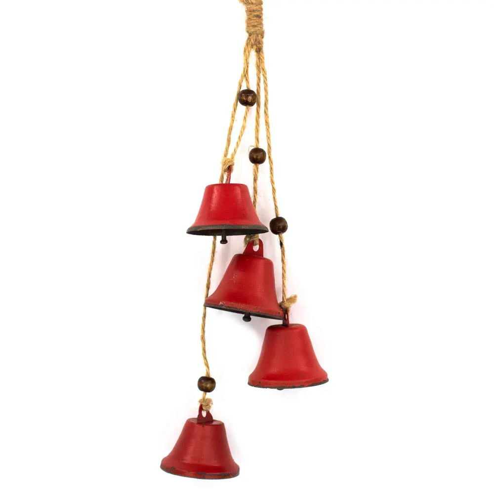 Cherry Metal Bells Ornament, 14''