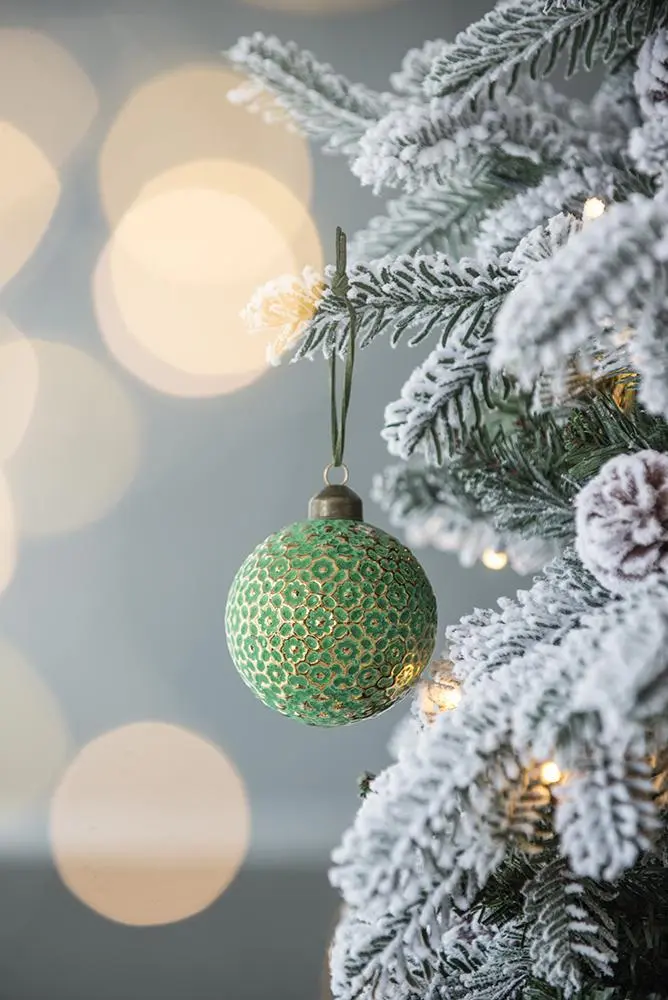 Christmas Ball Ornaments, Glass Decorative Hanging Ball Christmas Tree Ornaments Holiday Party Decorations