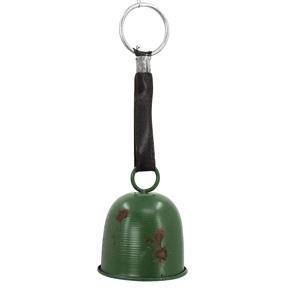 Green Metallic Bell Ornament, 24''