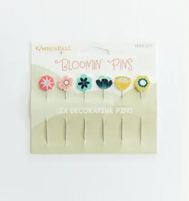 Kimberbell BLOOMIN’ PINS KIDKDKB1273 DECORATIVE BLOOMIN 6ct (OH SEW DELIGHTFUL)