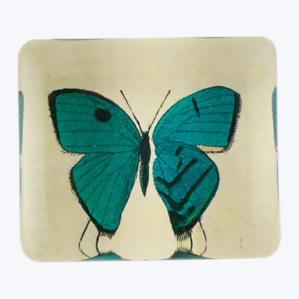 Mavors Butterfly Rectangular Charm