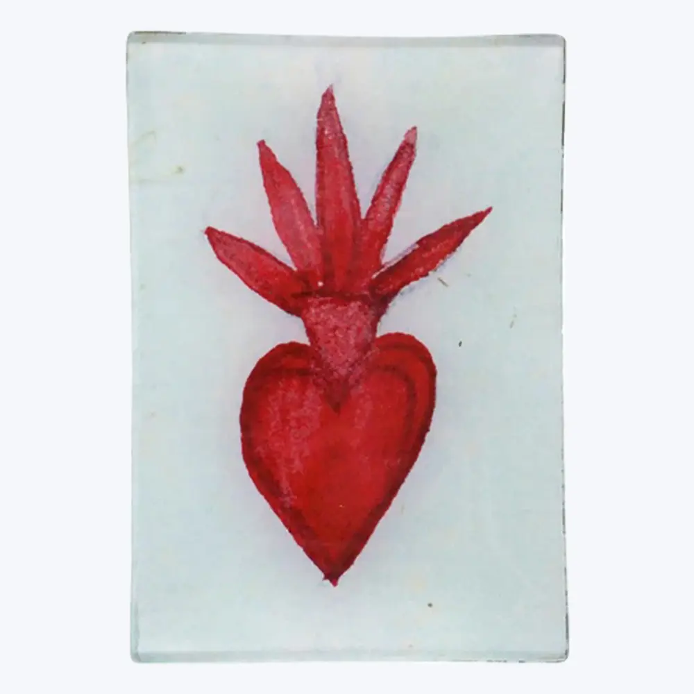 Painted Heart Pocket Tray