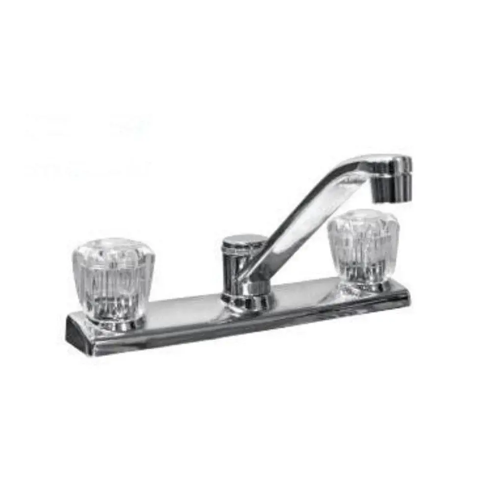 17181 Everflow Two Handle Perspex Kitchen Faucet without Spray