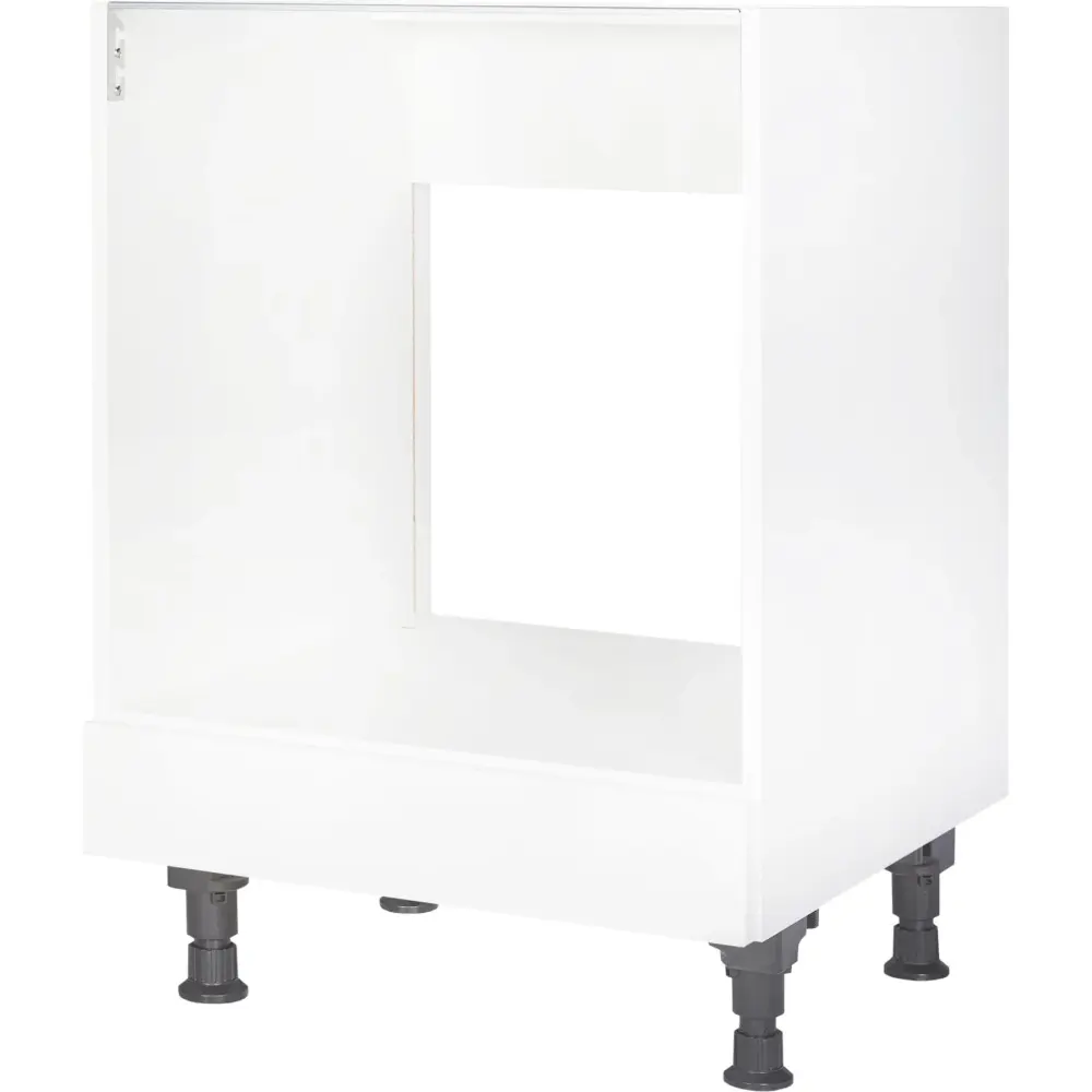 Adjustable Height nobilia oven cabinet oven cabinet stove cabinet drawer 60cm base cabinet oven alpine alabaster
