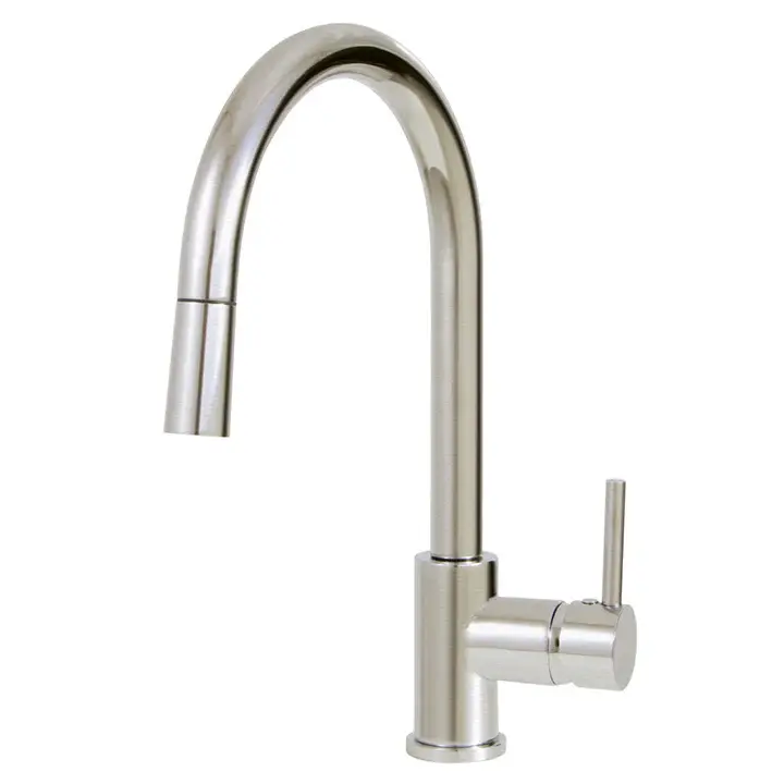 Energy Efficient Single-spray kitchen faucet pull-down spray