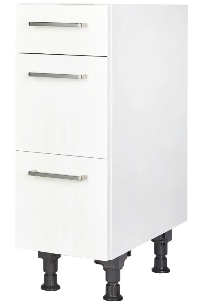 Kitchen base cabinet 30cm snow drawers kitchen unit kitchen row nobilia Digital Timer