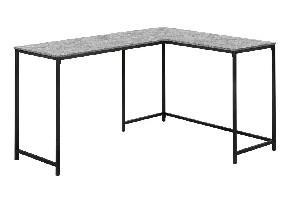 Computer Desk, Home Office, Corner, L Shape, Laptop, Contemporary & Current