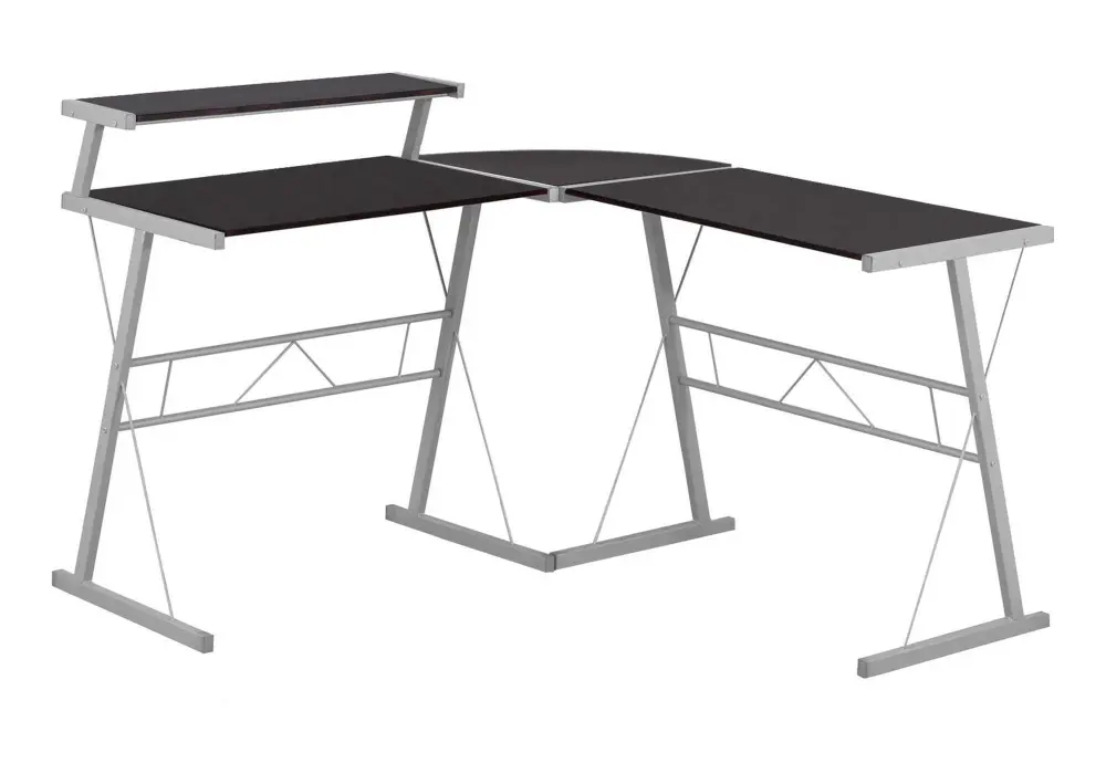 Computer Desk, Home Office, Corner, L Shape, Laptop, Heavy-duty Construction