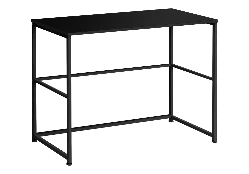 Computer Desk, Home Office, Laptop, Left & Right Set-Up, Storage Drawers, Work, Contemporary, Modern - Jet-black Keyboard ...