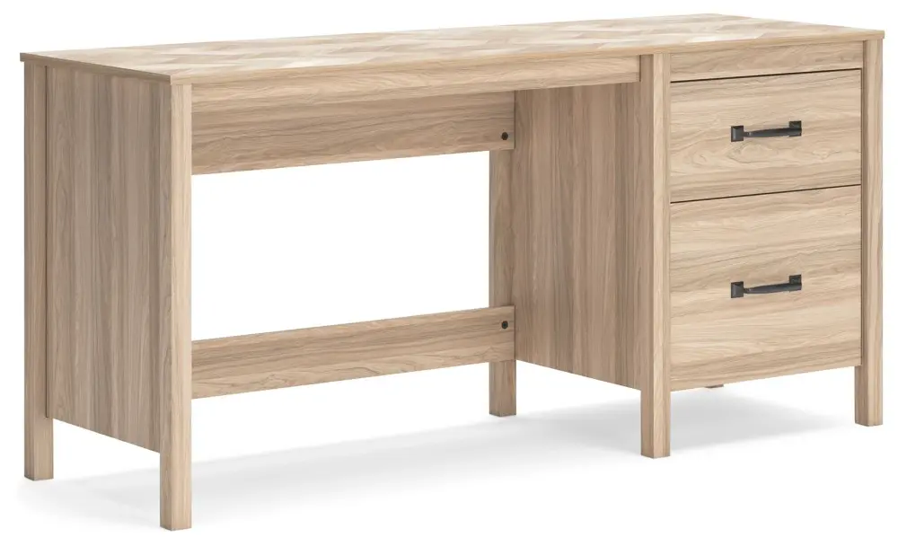 Ergonomic Battelle - Home Office Desk - Tan