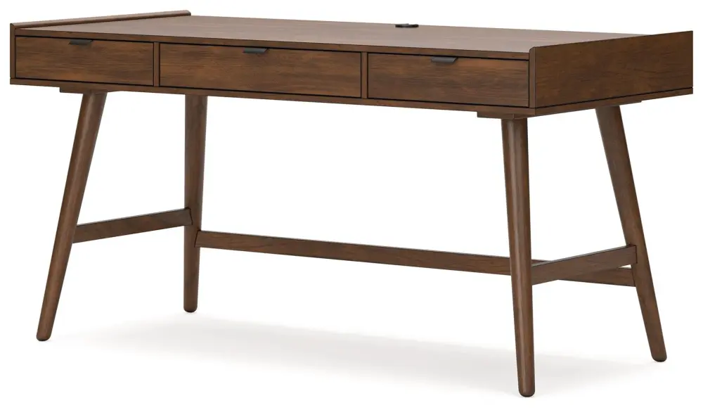 Lyncott - Home Office Desk - Espresso Keyboard Tray