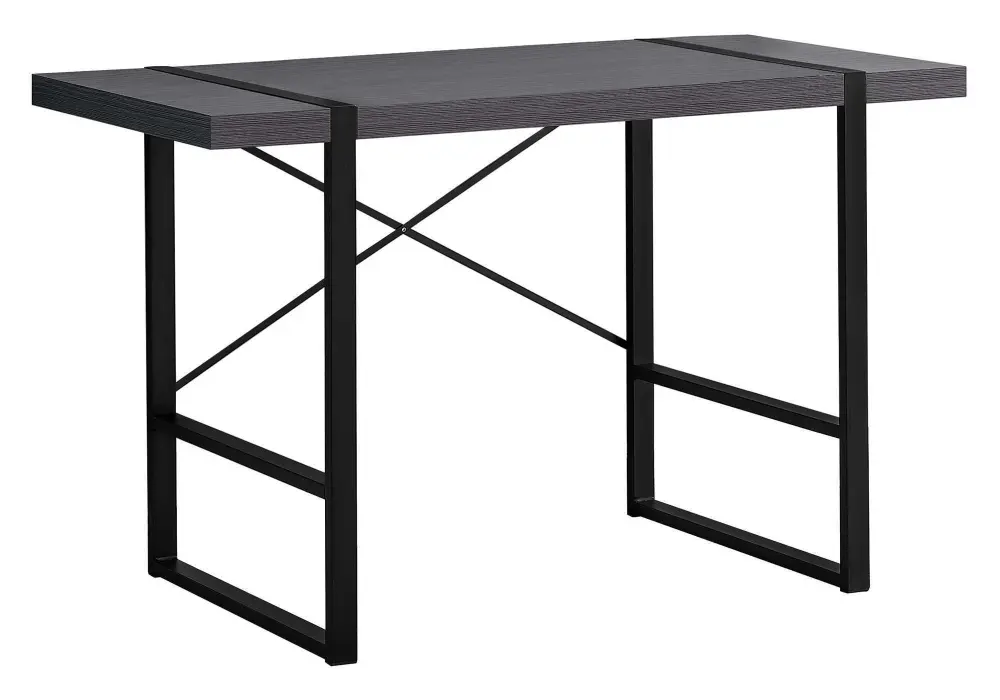 Solid Wood Industrial Design Computer Desk Home Office, Laptop