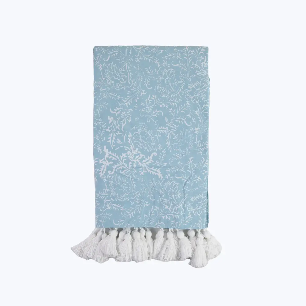 Avni Light Indigo Shower Curtain