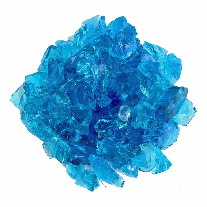 AZ Grip Patio Heaters 20lbs Recycled Fire Pit Glass, Turquoise, RGLASS-2-TRQ AZ Patio Heaters