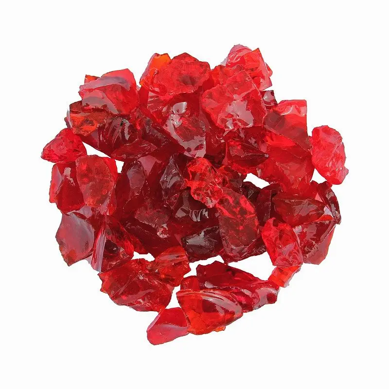 AZ Long-Lasting Patio Heaters 10lbs Recycled Fire Pit Glass, Cherry Red, RGLASS-RED AZ Patio Heaters