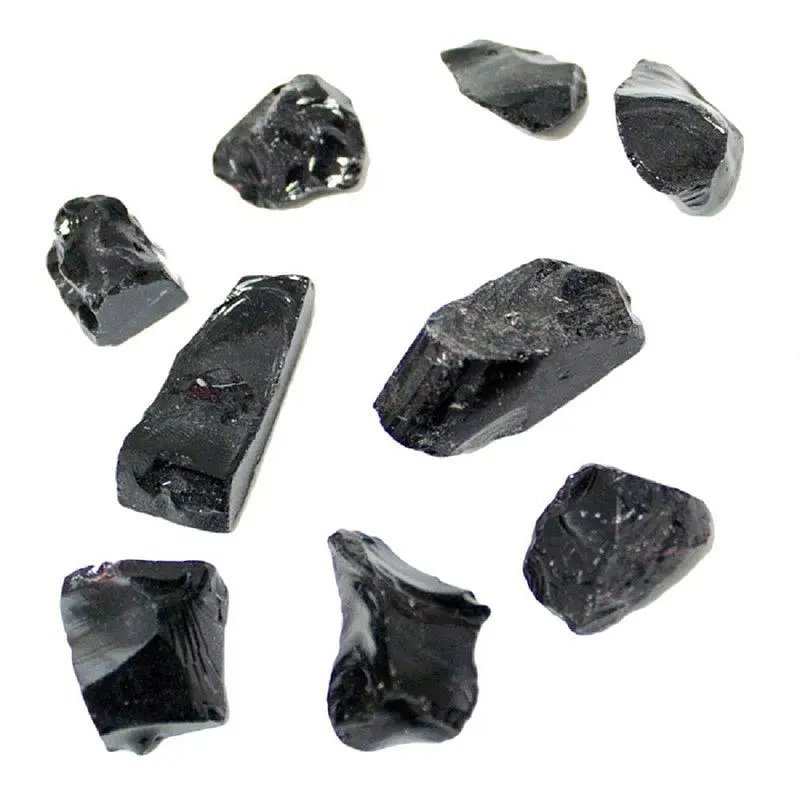 AZ Patio Heaters 20lbs Recycled Fire Pit Glass, Black, RGLASS-2-BLK