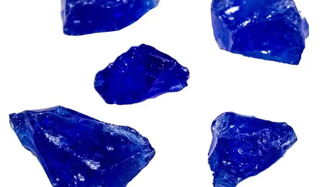 AZ Patio Heaters 20lbs Recycled Fire Pit Glass, Ocean Blue, RGLASS-2-OB