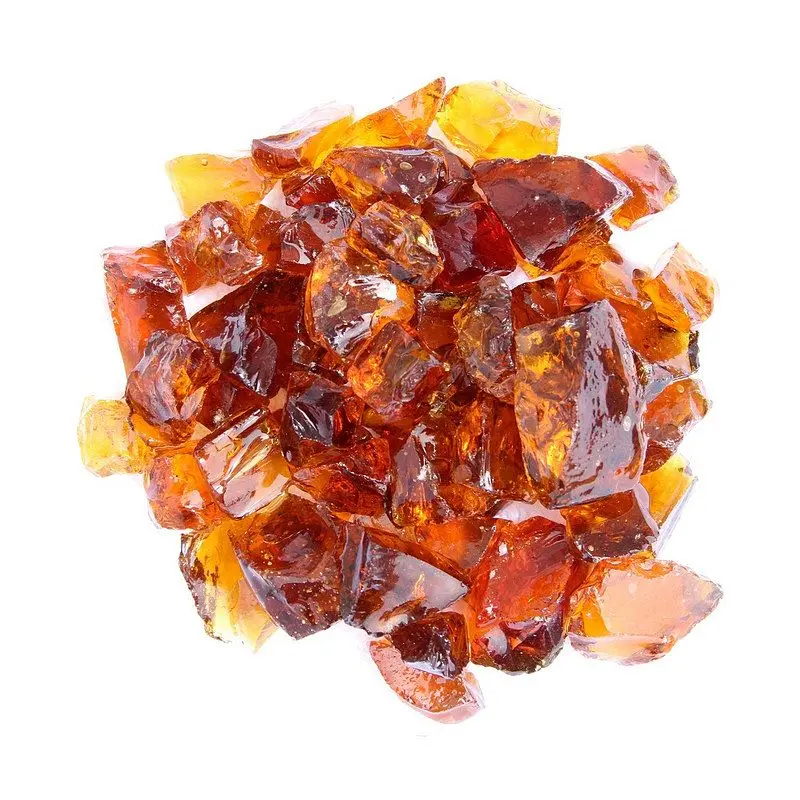 AZ Universal Patio Heaters 20lbs Recycled Fire Pit Glass, Amber, RGLASS-2-AMB AZ Patio Heaters