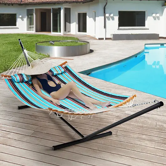 Costway 2-Person Heavy-Duty Hammock Stand Storage Bag, NP10457