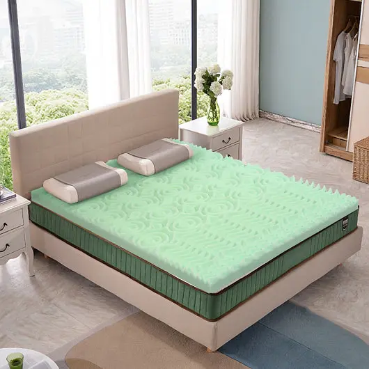 Costway Pro-Series 3 Inch Cozy Mattress Topper Cooling Air Foam-Queen Size, HU10003-Q