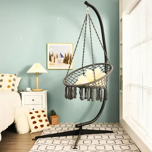 Costway Solid Steel C Hammock Frame Stand, OP70786
