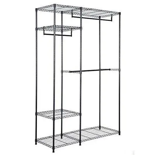 Costway Travel-friendly Mild Steel Closet Hanger Storage Rack Arranger, HW58701
