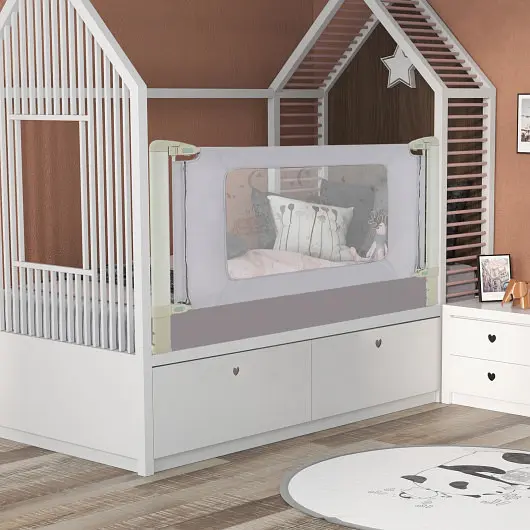 Costway Vertical Lifting Bed Rail Toddlers Double Lock-59 inch, BB5645HS