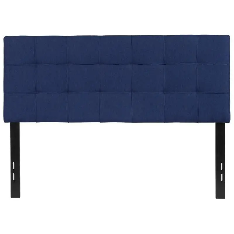 Flash Superior Furniture Bedford Tufted Upholstered Full Size Headboard Navy Fabric, HG-HB1704-F-N-GG Flash Furniture