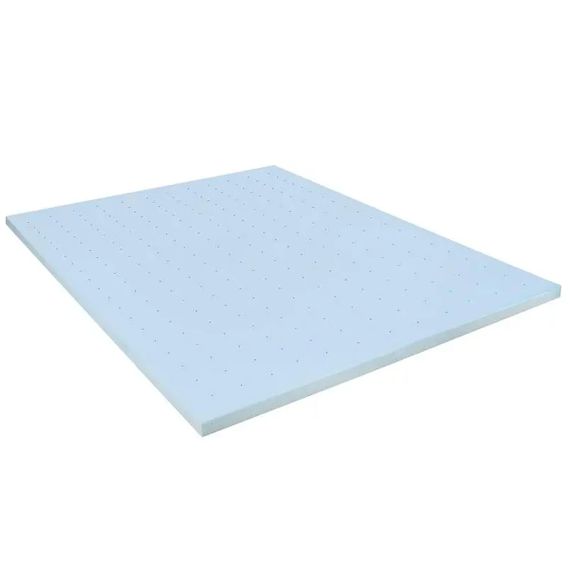 Flash Traditional Furniture Threaded Capri Cozy Sleep 2 inch Cool Gel Memory Foam Mattress Topper - Queen, MR-M35-2-Q-GG F...