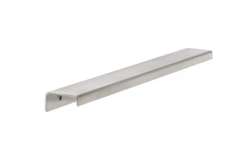 Richelieu 11-inch (279 mm) Brushed Stainless Steel Modern Cabinet Edge Pull, BP57613170A