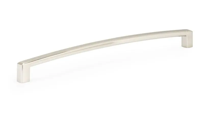 Richelieu 10 1/8-inch (256 mm) Brushed Nickel-Plated Modern Arched Cabinet Pull, BP8189256195
