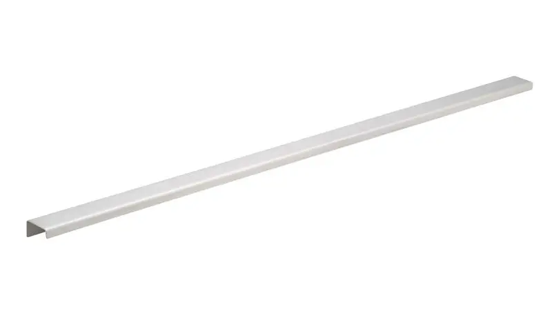 Richelieu 32-inch (813 mm) Brushed Stainless Steel Modern Cabinet Edge Pull, BP57634170A