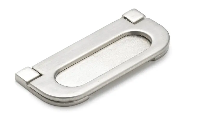 Richelieu 2 3/4-inch (70 mm) Brushed Nickel Modern Rounded Cabinet Drop Pull, BP77370195