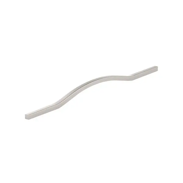 Richelieu 11 3/8-inch (288 mm) or 12 5/8-inch (320 mm) Brushed Nickel Modern Arched Cabinet Pull, BP8777288195