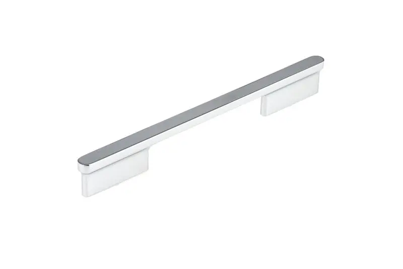 Richelieu 6 5/16-inch (160 mm) Chrome Modern Cabinet Bar Pull, 8636160140