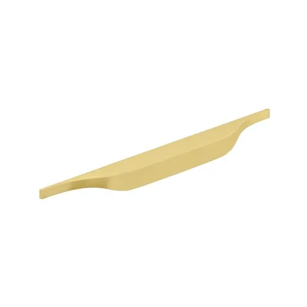 Richelieu 6 5/16-inch (160 mm) Matte Finish Gold Modern Cabinet Finger Pull, 7987160165