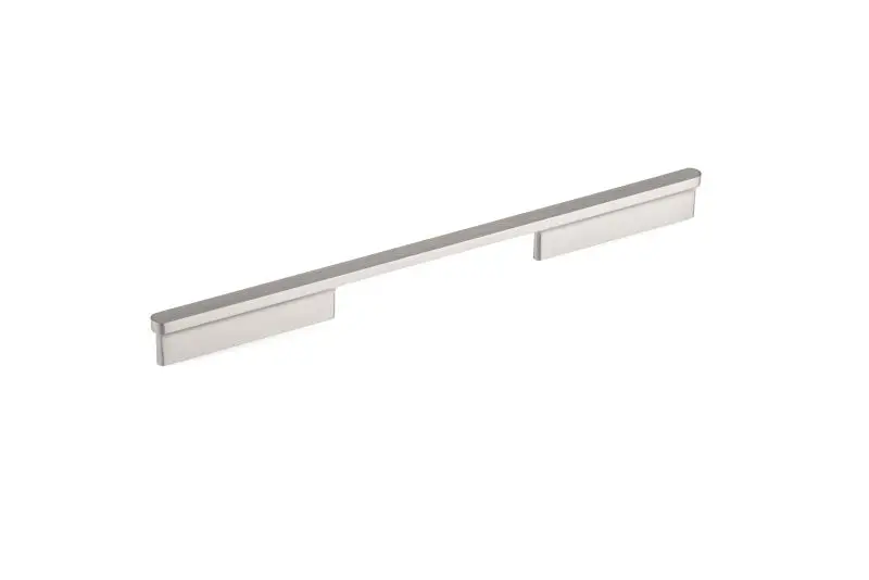 Richelieu 12 5/8-inch (320 mm) Brushed Electroless Nickel Modern Cabinet Bar Pull, 8636320195