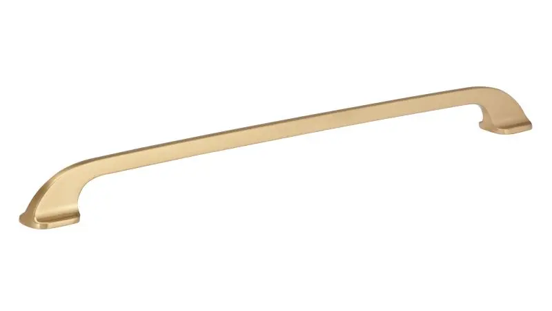Richelieu 12 5/8-inch (320 mm) Champagne Bronze Modern Curved Cabinet Pull, BP7350320CHBRZ