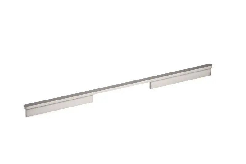 Richelieu 17 5/8-inch (448 mm) Brushed Nickel Modern Cabinet Bar Pull, 8636448195