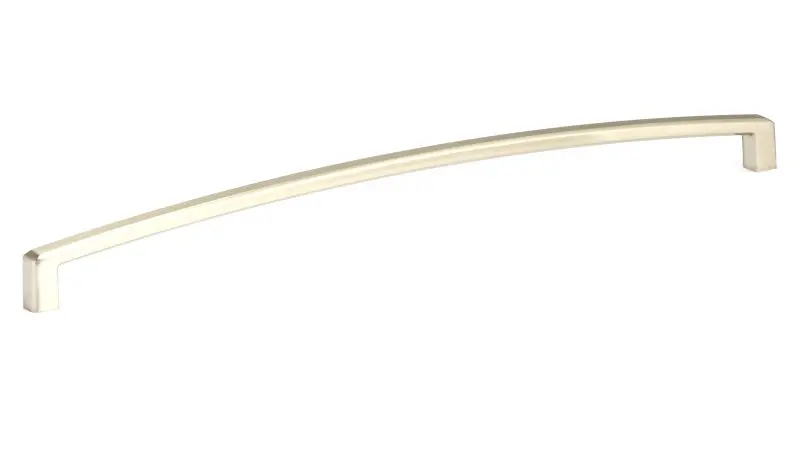 Richelieu 13 7/8-inch (352 mm) Satin Finish Electroless Nickel Modern Arched Cabinet Pull, BP8189352195