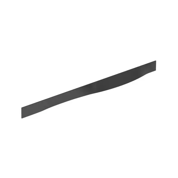 Richelieu 1 9/16-inch (40 mm) or 7 7/8-inch (200 mm) Matte Ebony Modern Cabinet Finger Pull, 7887200900