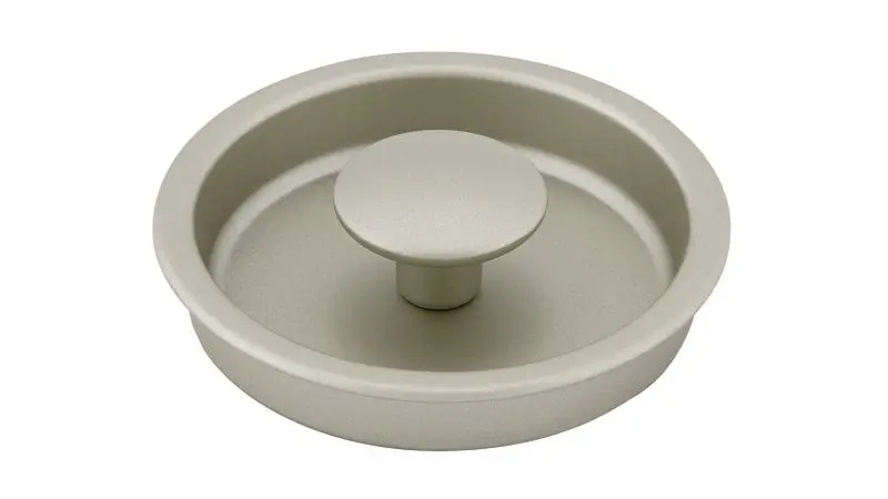 Richelieu 2 9/16-inch (65 mm) Diameter Metallic Jet Black Nickel Modern Recessed Cabinet Pull, BP72965183