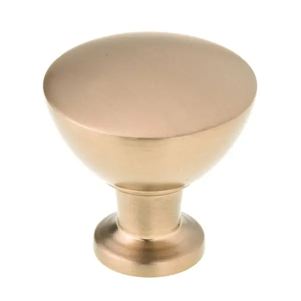 Richelieu Acadia Gatherion 1 5/16-inch (34 mm) Champagne Bronze Modern Round Cabinet Knob, BP872034CHBRZ