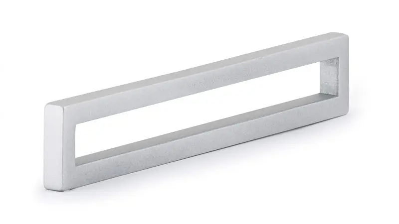Richelieu Adjustable Victoria Gatherion 6 5/16-inch (160 mm) Matte Chrome Modern Rectangular Cabinet Pull, BP312456160174