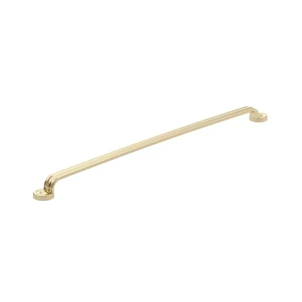 Richelieu Arezzo Gatherion 18 7/8-inch (480 mm) Satin Bright Yellow Brass, Traditional Curved Cabinet Pull, BP8855480160