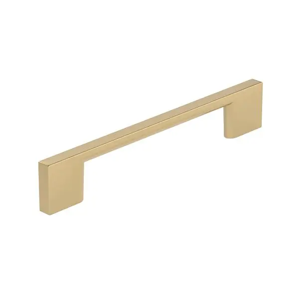 Richelieu Armadale Gatherion 5 1/16-inch (128 mm) Champagne Bronze Modern Rectangular Cabinet Pull, BP8160128CHBRZ