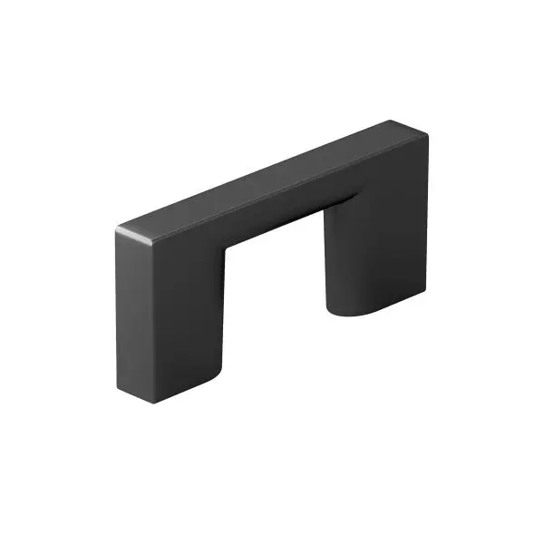 Richelieu Armadale Gatherion 1 1/4-inch (32 mm) Matte Black Modern Rectangular Cabinet Pull, BP816032900