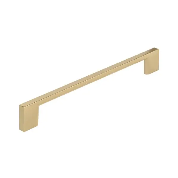 Richelieu Armadale Gatherion 7 9/16-inch (192 mm) Champagne Bronze Modern Rectangular Cabinet Pull, BP8160192CHBRZ