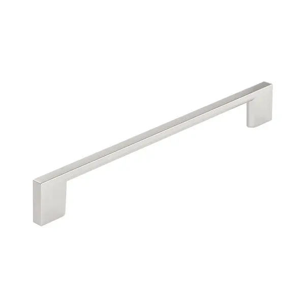 Richelieu Armadale Gatherion 7 9/16-inch (192 mm) Textured Finish Nickel Modern Rectangular Cabinet Pull, BP8160192195